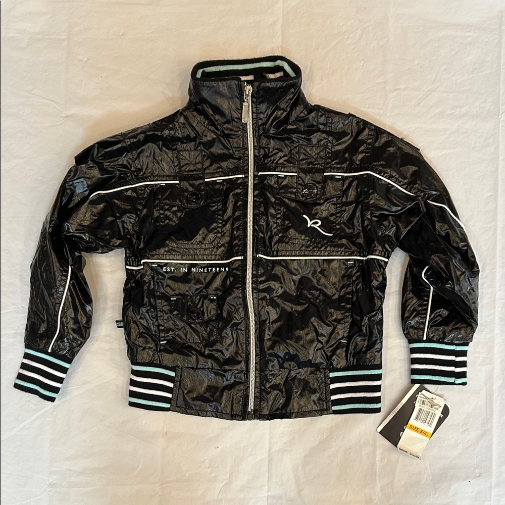 Rocawear Black Kids Jacket with White Accents